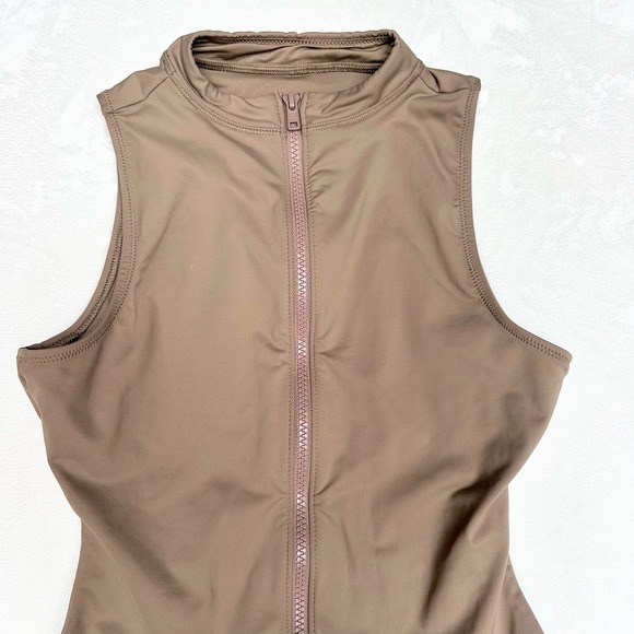 SKIMS Tan Women Swim One Piece - Picture 1 of 8